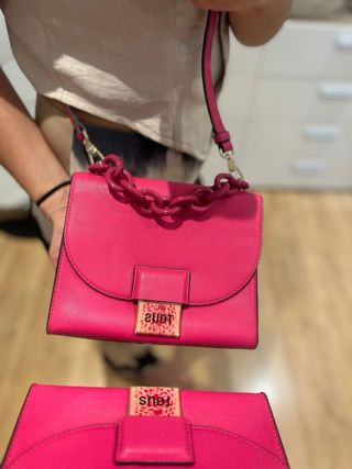 Bolso bandolera Tous rosa
