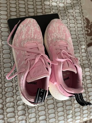 Zapatillas Adidas NMD Mujer Rosa Blanco