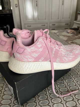 Zapatillas Adidas NMD Mujer Rosa Blanco
