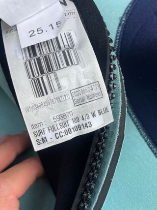 Neopreno OLAIAN 4/3 M mujer SIN USAR