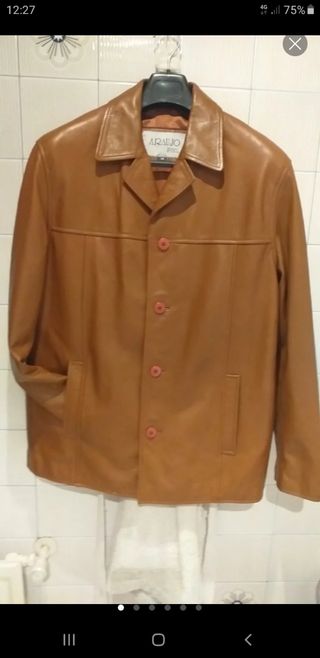 Americana Piel Hombre Araujo Marrón