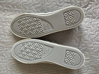 Converse plateadas talla 37
