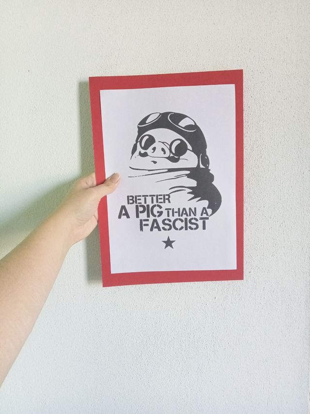 Poster Porco Rosso Studio Ghibli