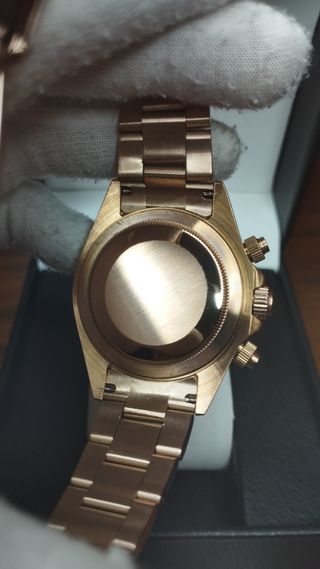 Reloj Seiko Mod Daytona Oyster Rose Gold Rainbow