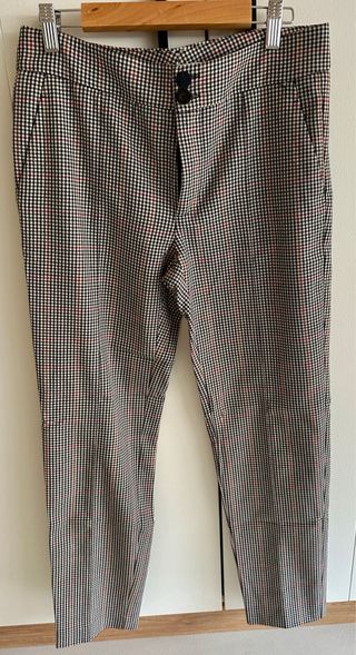 Pantalón de traje a cuadros