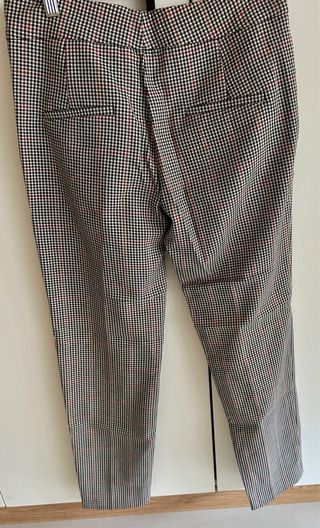 Pantalón de traje a cuadros