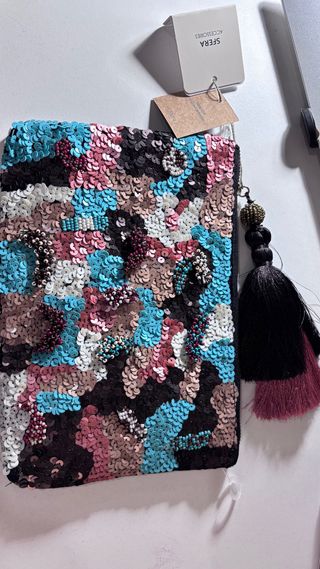 Bolso de mano Sfera lentejuelas multicolor