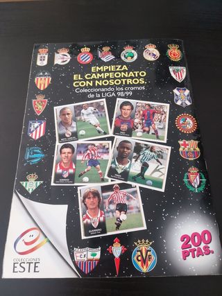 Album Cromos Liga 98-99 Oficial