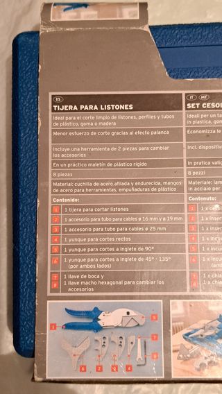 POWERFIX Profi Tijera Set Cortador Plásticos