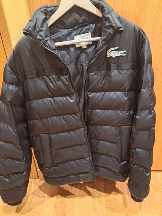 Chaqueta Lacoste Negra Original