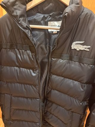 Chaqueta Lacoste Negra Original