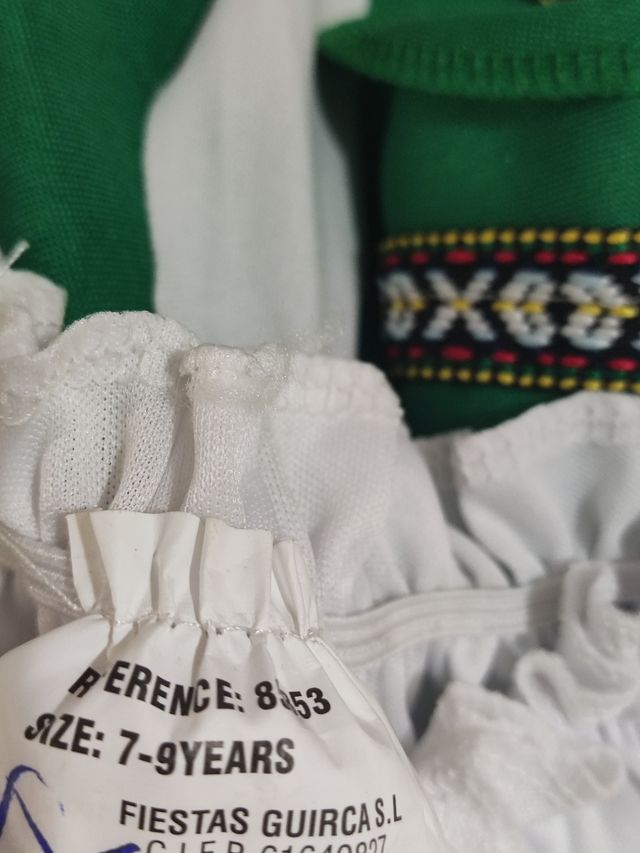 Disfraz infantil Tirolesa, talla 7-9