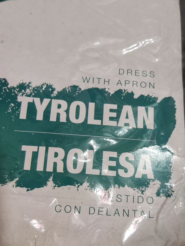 Disfraz infantil Tirolesa, talla 7-9