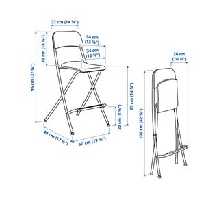 Banqueta alta blanca Ikea