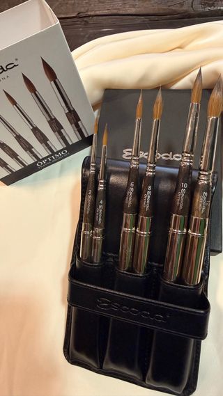 Set Pinceles Escoda Óptimo Travel Brush Set