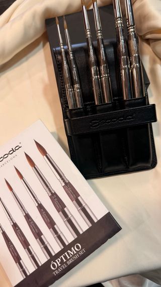 Set Pinceles Escoda Óptimo Travel Brush Set