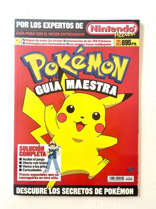 Guía Maestra Pokémon Nintendo Años 90