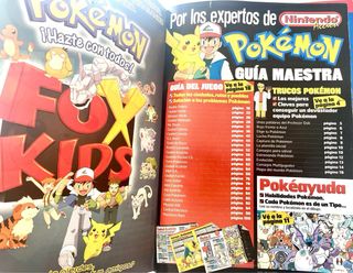 Guía Maestra Pokémon Nintendo Años 90