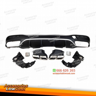 Difusor Trasero Mercedes W166 GLE 350 look AMG 63