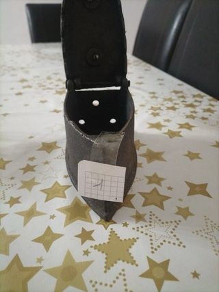 Planchas de hierro antiguas (5 unidades) Soporte.