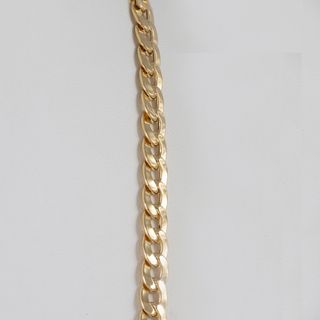 Cadena barbada de oro 18k 750 60cm