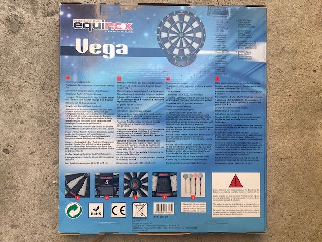 Bersaglio Elettronico Darts Equinox Vega