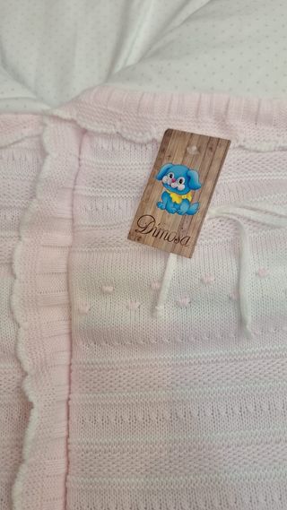 Saco para capazo rosa