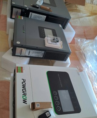 Kit Inversor Híbrido 6.5 KW 48V WIFI 3 reguladores