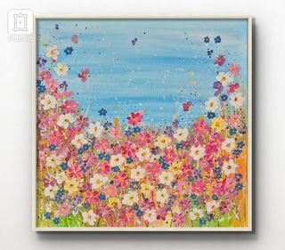 Quadro floreale colorato