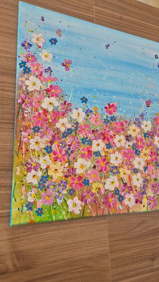 Quadro floreale colorato