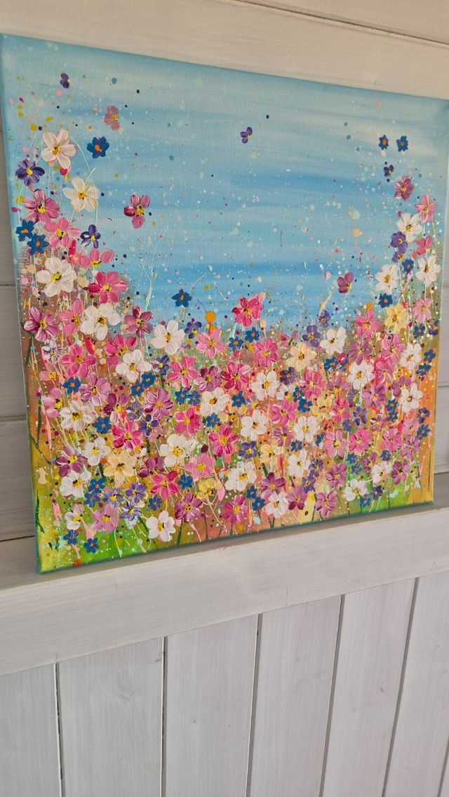 Quadro floreale colorato