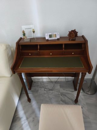 Escritorio Buro Madera y Cuero