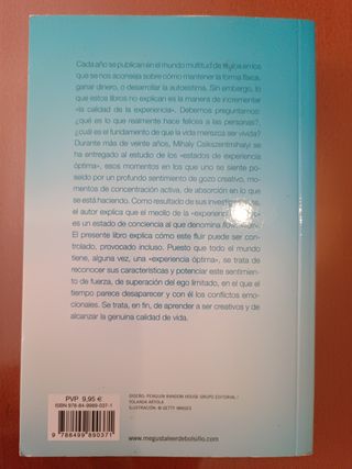 Fluir (Flow): Una psicología de la felicidad