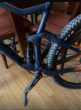 Bicicleta Scott Doble Suspensión Naranja
