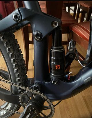 Bicicleta Scott Doble Suspensión Naranja