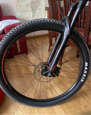 Bicicleta Scott Doble Suspensión Naranja