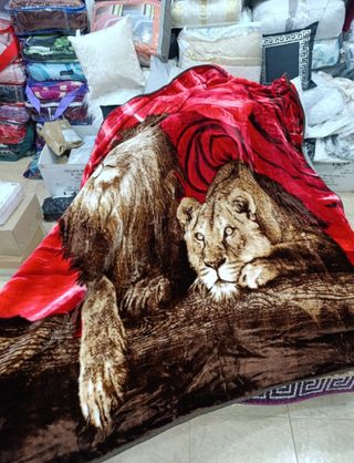 Manta terciopelo 3kg oferta 25€