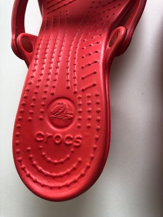 Sandalias Crocs Rojas