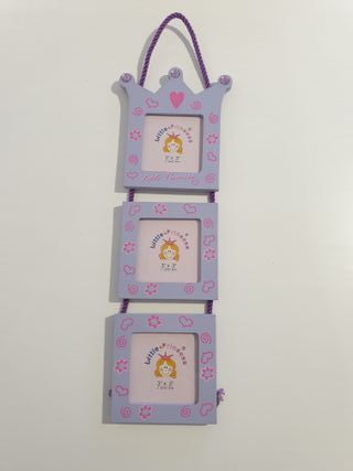 Neceser rosa infantil  y Portafotos PRINCESAS 