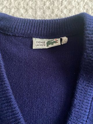 Jersey Lacoste Vintage Azul