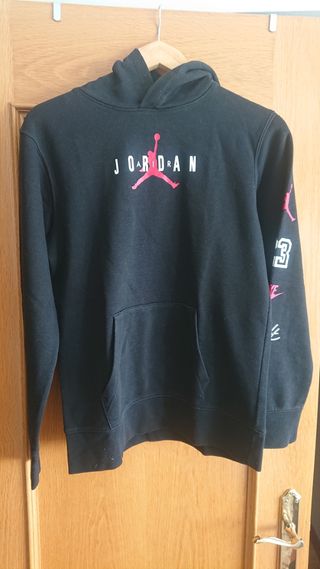 Chándal Sudadera y pantalon Jordan Negra con Logo 
