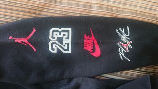 Chándal Sudadera y pantalon Jordan Negra con Logo 
