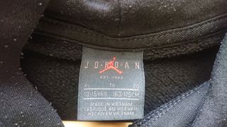 Chándal Sudadera y pantalon Jordan Negra con Logo 