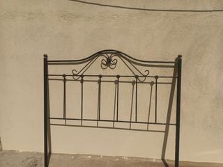 Cabecero de forja negro