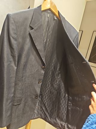 Traje Zara Azul Talla M