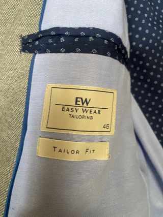 Americana gris talla 46 easy wear