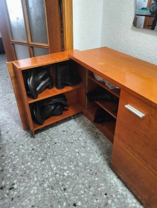 Zapatero mueble grande madera