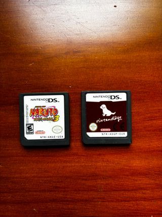 Lote 4 Juegos Nintendo DS: Nintendogs, Naruto, MyS
