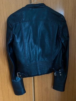 Chaqueta Biker Negra