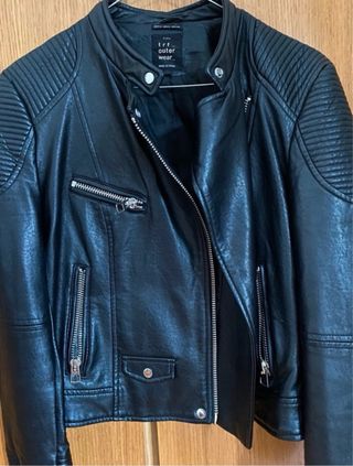 Chaqueta Biker Negra